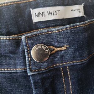 Women's Nine West Delancy High-Rise Kick Flare